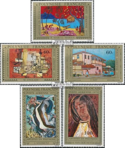 Prophila Collection Polinesia Francesa 203-207 sellos completos MNH 1975 pintura