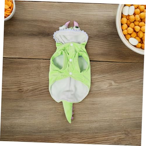 Disfraz para perro con capucha Dinosaurio divertido LALAFINA miniatura 5