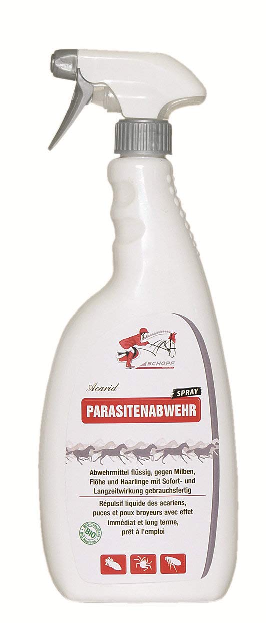 Acarid Parasitenabwehr Bio Konform 1000 ml für Tiere, Pferde gegen Milben, Läuse, Flöhe