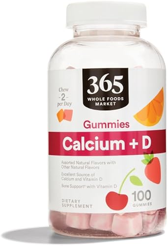 365 By Whole Foods Market, Gomitas de calcio para adultos, 100 unidades