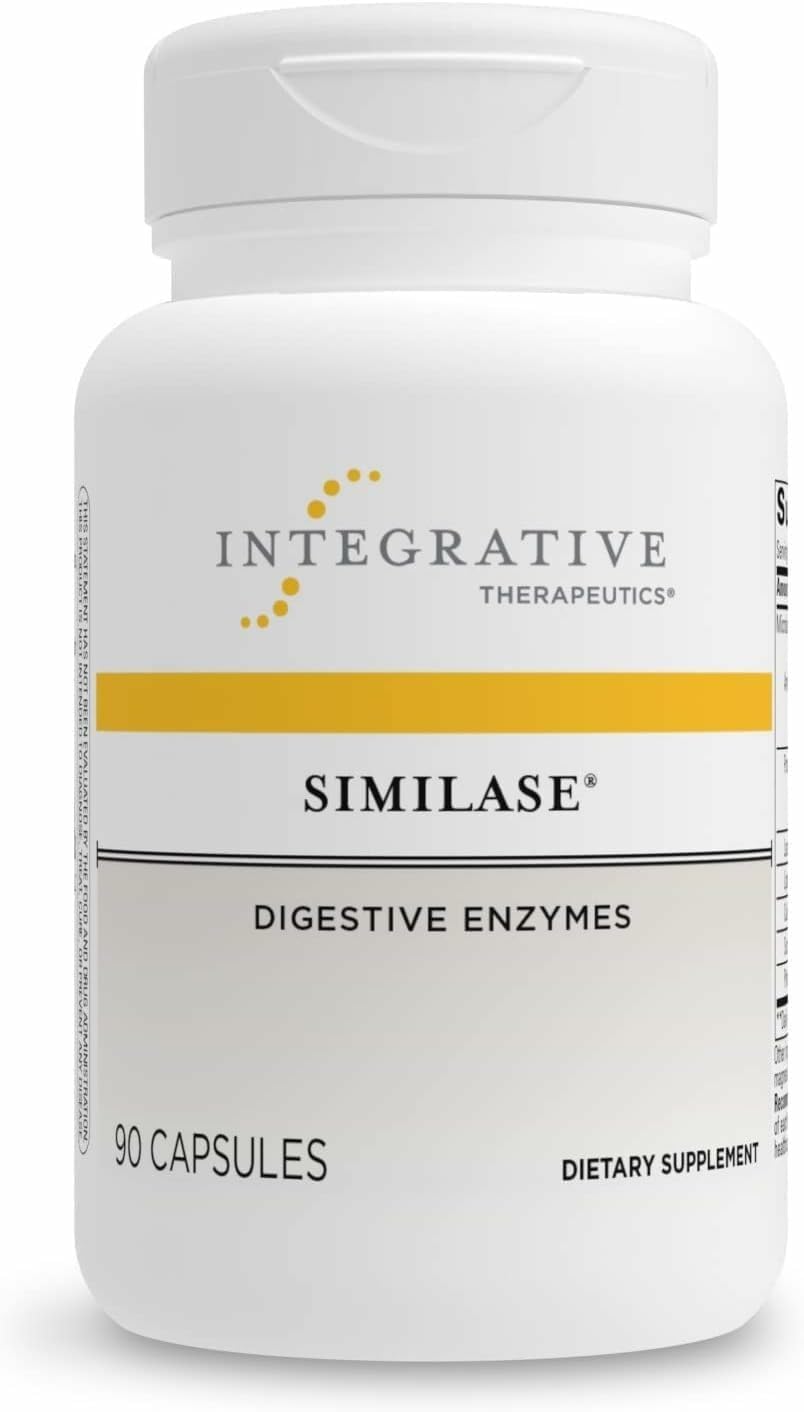 Integrative Therapeutics Similase - Digestive Enzyme Supplement for Adults - Supports Digestion and Assimilation of Nutrients* - Dairy-Free & Vegan - 90 Count (45 Servings)