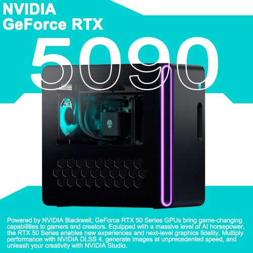 Image of Lenovo Legion Tower 7i Gen 10 Gaming AI Desktop Intel 24-core Ultra 9 285K 64GB RAM 4TB SSD GeForce RTX 5090 32GB GDDR7 (Up to 3352 AI Tops) 360mm Liquid Cooler ARGB Fan 1200W PSU Win11Pro ICP Hub