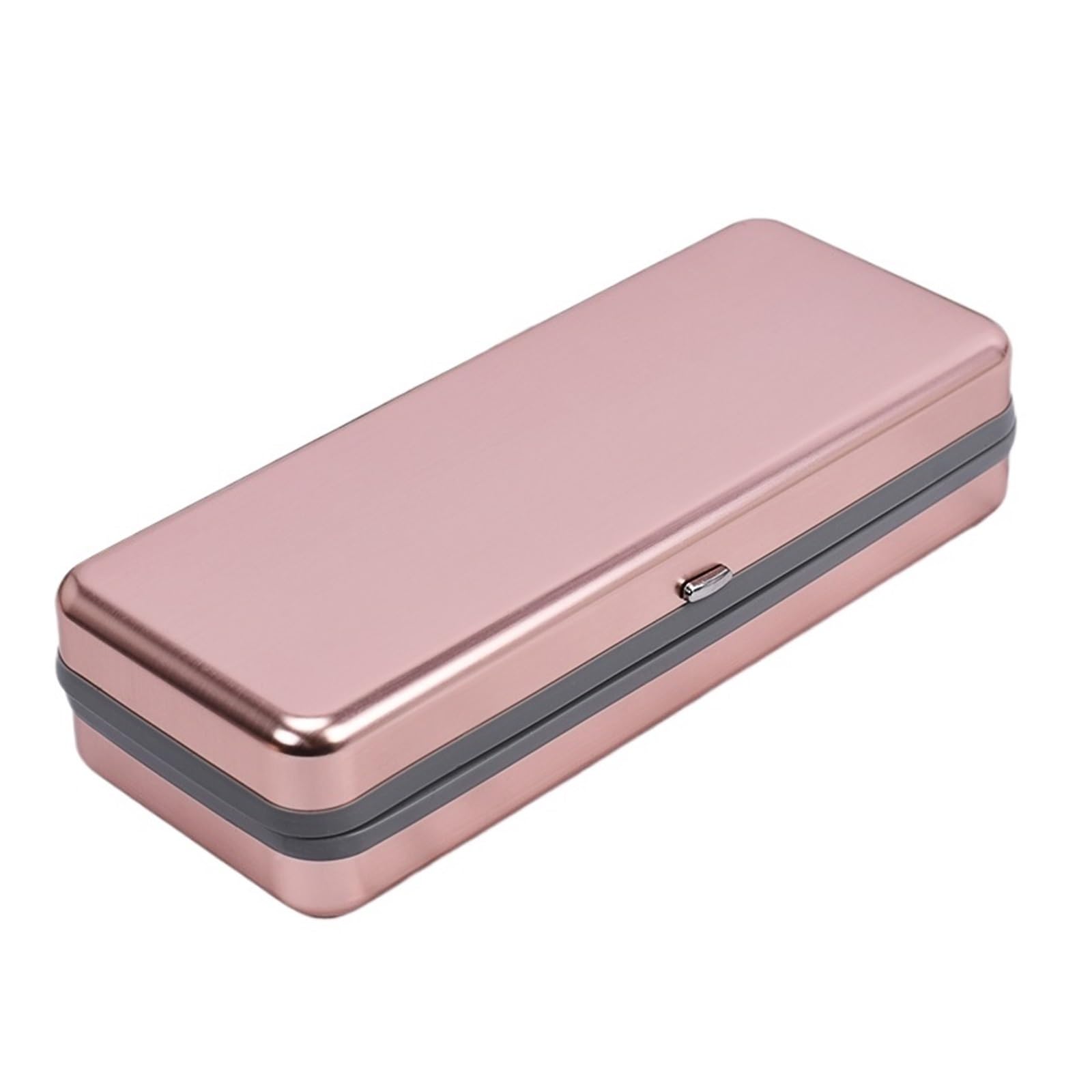 Etui Lunettes Rigide Étui à lunettes en métal dur, boîte en aluminium de qualité supérieure, couvercle rabattable, organisateur de lunettes de voyage portable