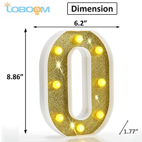 Led Marquee Letter Lights, Light Up Golden Alphabet Marquee Letters Sign Glitter Night Light Sign For Girls Gifts Birthday Wedding Christmas Party Bedroom Baby Shower Decorations, Gold Letter O #TOP5