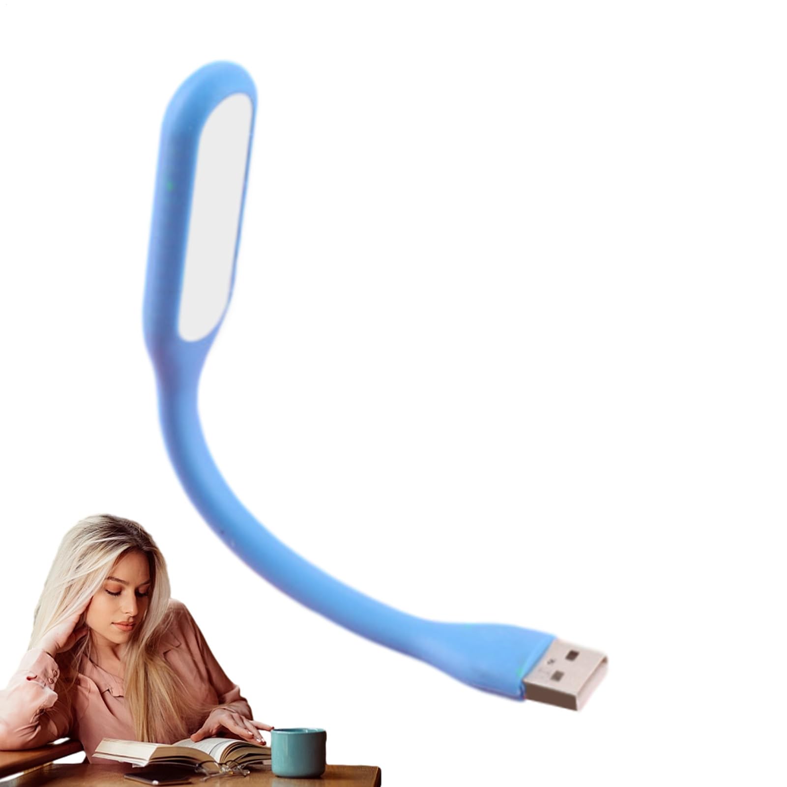 Luce USB, luce notturna – Lampada portatile flessibile pieghevole per computer, laptop, tastiera, power bank, camera da letto, comodino, studio