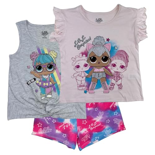 Image of L.O.L. Surprise! Girls' 3-Piece T-Shirt, Tank Top and Short Set