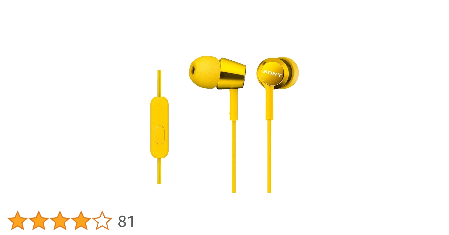 ソニーSONYイヤホンMDR-XB50 カナル型イエロー Amazon.co.jp: ソニー イヤホン MDR-XB50 : カナル型 イエロー