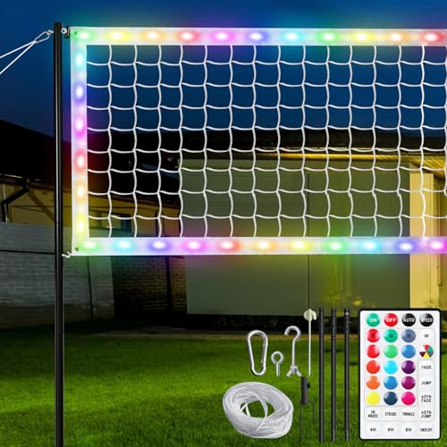 OHYEMO Juego de red LED para voleibol