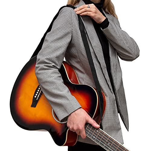 TIGER STP2-BK Tracolla per chitarra in nylon per