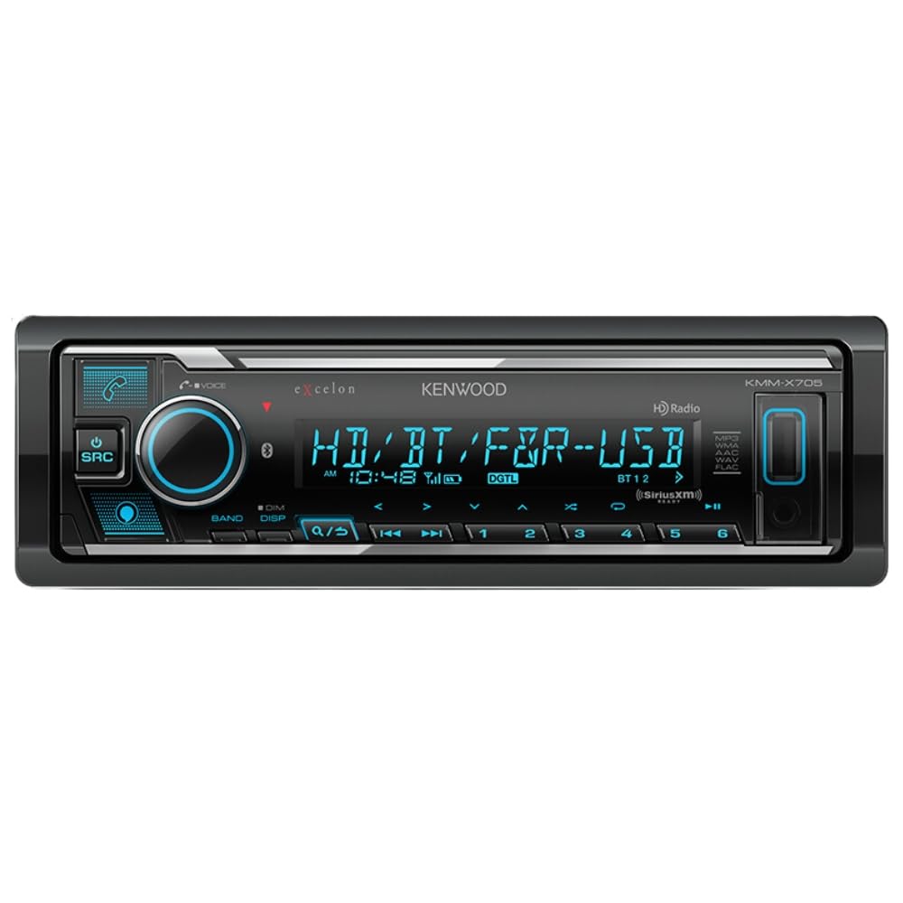 Amazon.com: Kenwood KMM-X705 Single DIN Digital Media Receiver w