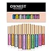 Ownest 10 Colors Liquid Glitter Eyeliner, Metallic Shimmer Glitter Eyeshadow, Long Lasting Waterproof Shimmer Sparkling Eyeliner Eye Shadow-10pcs