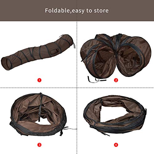 Aotletes Gatto Tunnel Gatto giocattolo S Tunnel