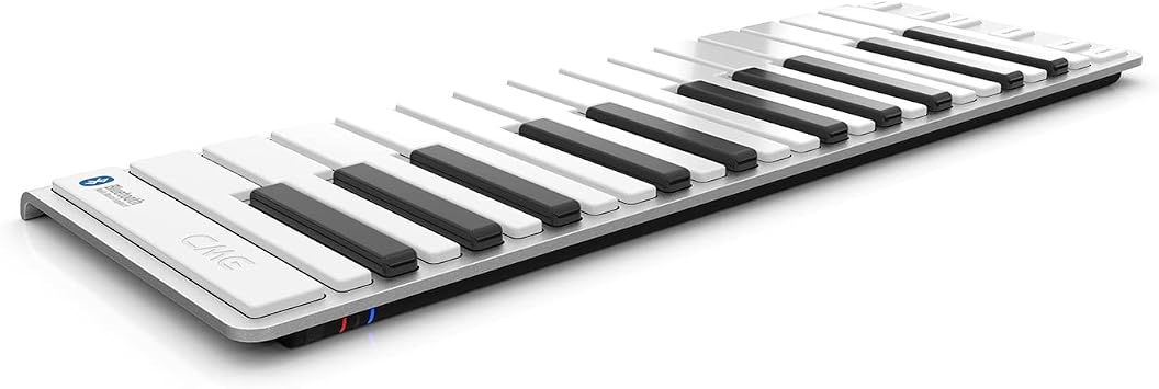 Xkey 25 Air Bluetooth MIDI Keyboard - Apple-Style Ultra-Thin Aluminum Frame, 25 Full-Size Velocity-Sensitive Keys, Polyphonic Aftertouch, Ultra-Low Latency, Simply Plug & Play on iPad, iPhone, Mac, PC