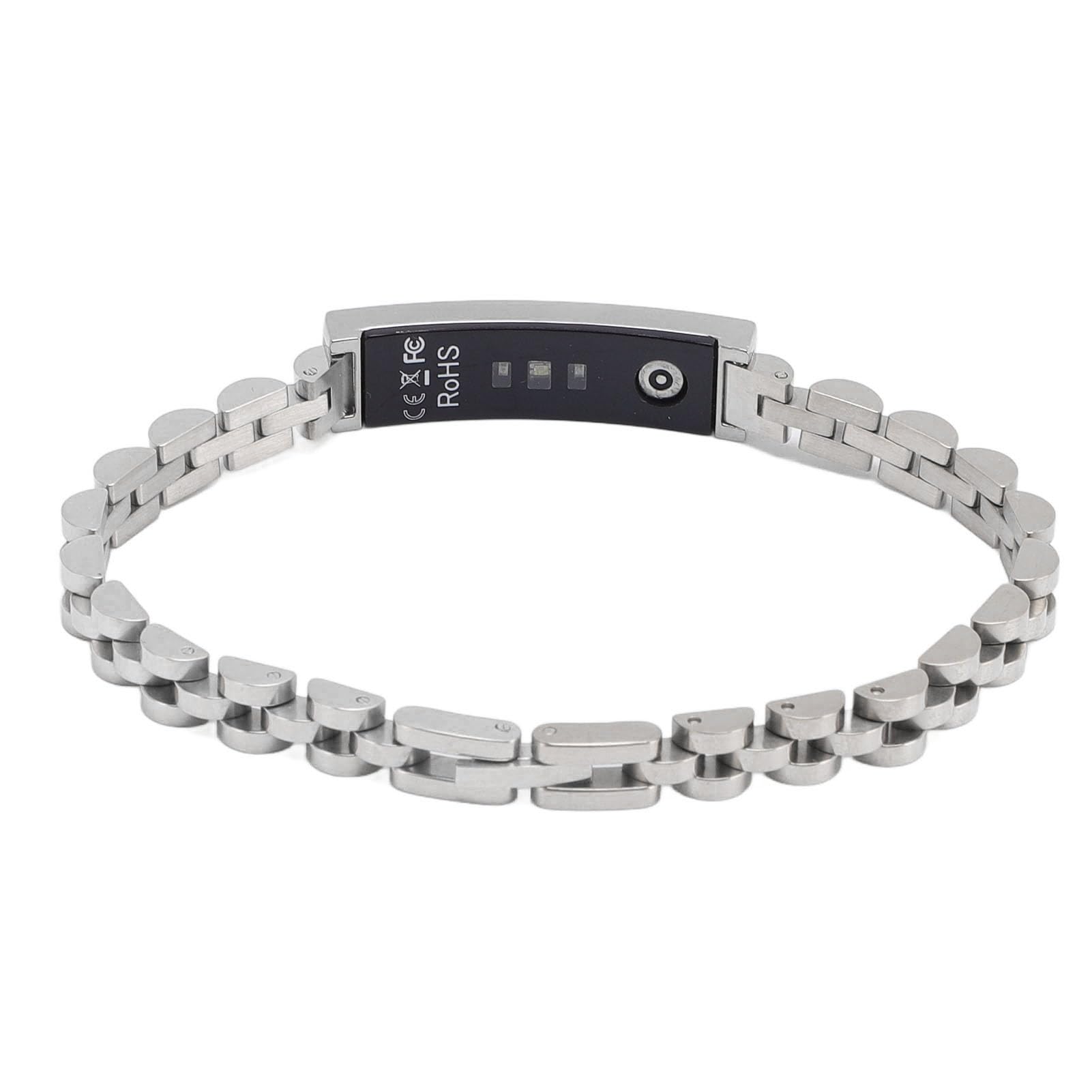 Pulsera Inteligente Rastreador de Actividad física, Reloj Deportivo con Control Remoto de cámara Monitor de sueño Contador de Pasos Aleación de Zinc IP68 Pulsera Inteligente