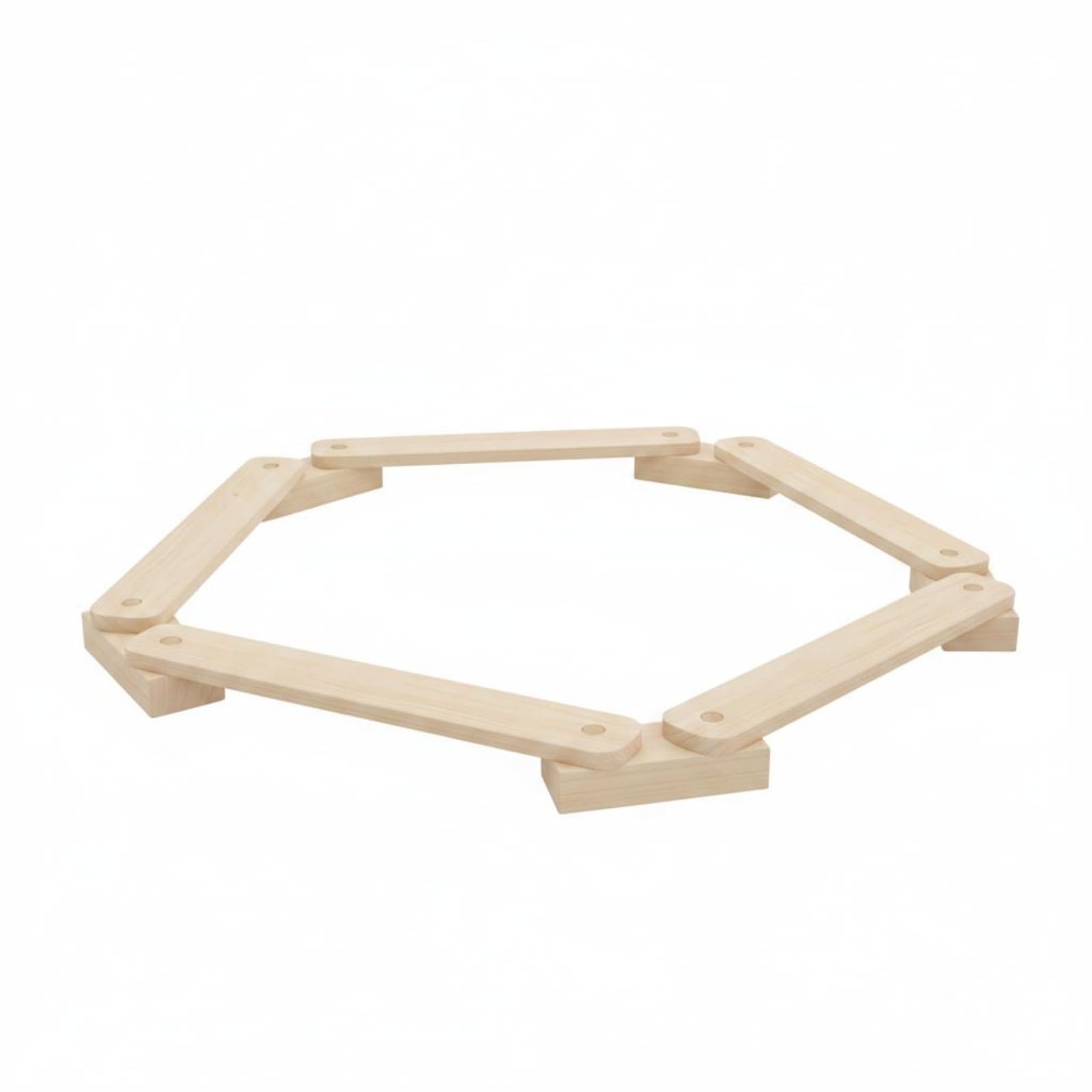 predolo Juegos Tabla de Equilibrio de Madera Desarrollo Motor Balancín Madera Uso Interior y Exterior Juguete Infantil para Preescolares, Niños, Aula