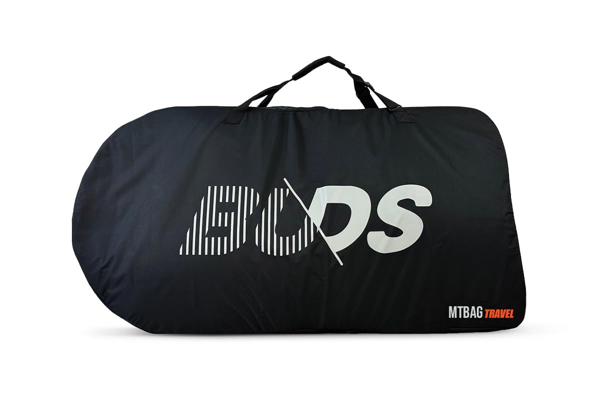 Nowy W pełni wyściełany pokrowiec transportowy MTBag Travel Buds-Sports bez demontażu tylnego koła