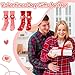 itswordpiz Valentines Day Gifts for Her, 2 Pairs Valentines Socks for Women, Funny Magnetic Holding Hands Couple Socks for Wife Friends or Teens