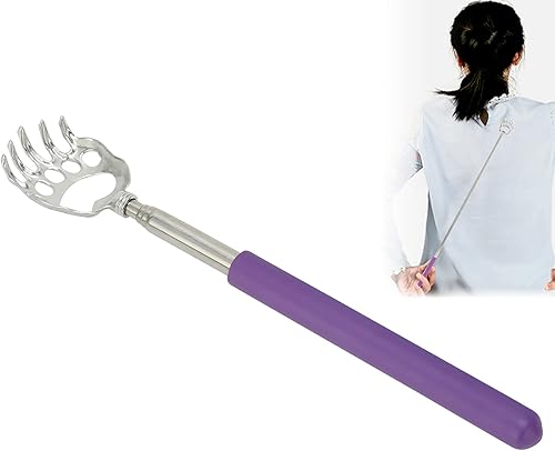 Miniatura 7 de 01 Rascador de espalda extensible con garras de oso, masajeador de mano reutilizable portátil, herramientas de masaje extensibles para masajeador de