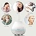 Smart Wifi Essential Oil Diffuser - Works With Alexa & Google Home – Phone App & Voice Control - 200ml Ultrasonic Aromatherapy Diffuser & Humidifier - Create Schedules - LED & Timer Settings