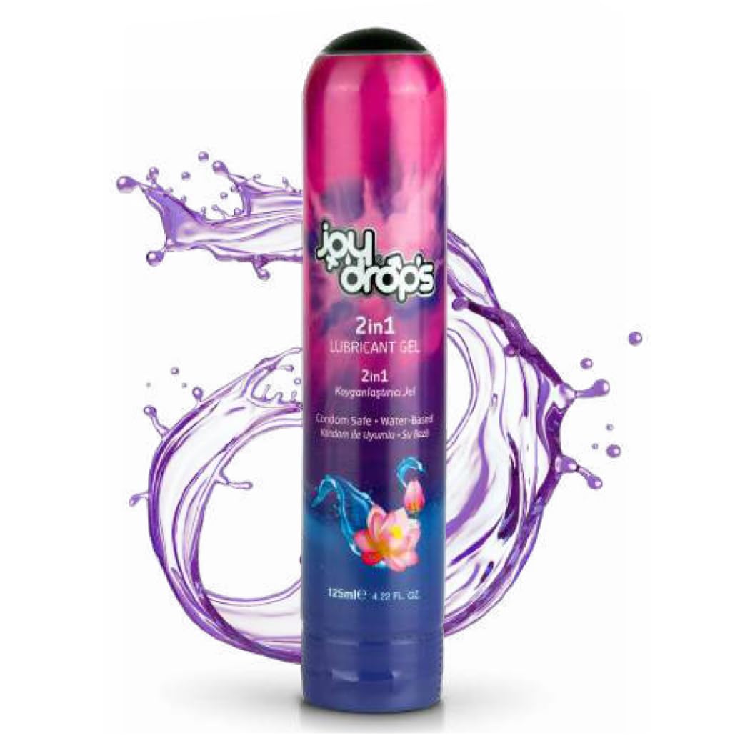 JOY DROPS 2 in 1 Gleitgel Gel Wasserbasis, Massagel Intim Geeignet fr  Mnner Frauen, Lubricant Gel fr Analverkehr, Spielzeug Kondom Kompatibel,  Langanhaltend, Nicht Klebend, pH-Wert, 125 Ml : Amazon.de: Drogerie &  Krperpflege