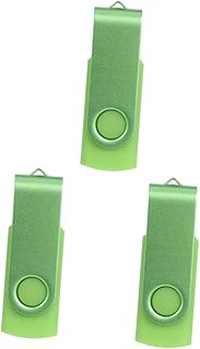 Generic Flash Drive 3 Peças De Metal Giratório U Disk USB Drive Flash Drive USB Pen Drive Pen Drive Giratório Pen Drive USB 2 0 Unidade M Drive USB 20 Para Girar Letras De Presente Abs