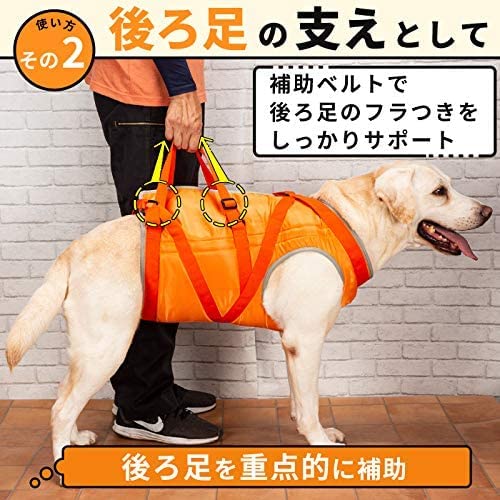 Amazon | 中型犬 大型犬用 介護用 ハーネス オールケアハーネス【8号