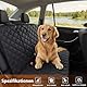 Alfheim Hundedecke Auto Rückbank, Autoschondecke Hund Rücksitz universelle Passform für die meisten Autos, Wasserdichter kratzfester Rücksitzbezug, rutschfeste, strapazierfähige, waschbare Hundereise