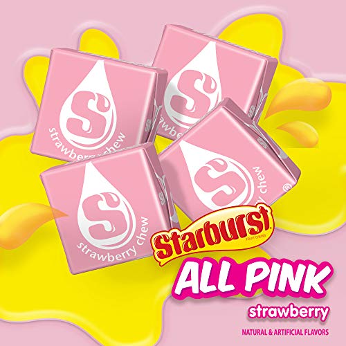 Starburst All Pink Fruit Chews Candy Bulk Pack, 2.07 Oz (Pack Of 24) #TOP1