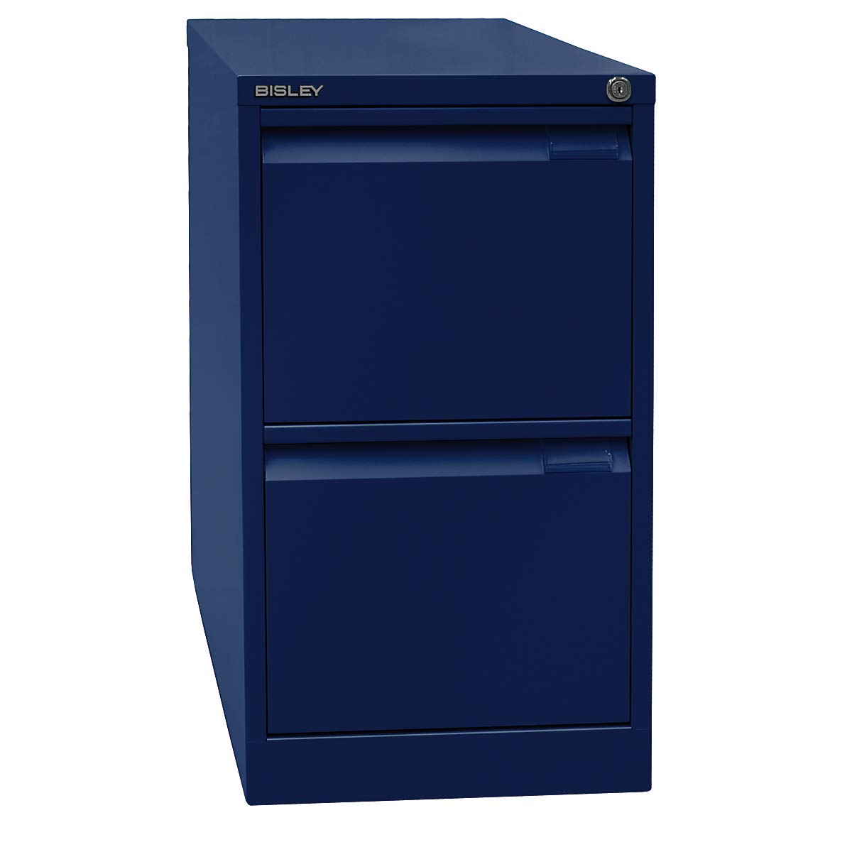 BISLEY Armadietto sospeso a 1 Binario DIN A4, 2 cassetti HR, Metallo, 645 Grigio Chiaro, 62.2 x 41.3 x 71.099999999999994 cm
