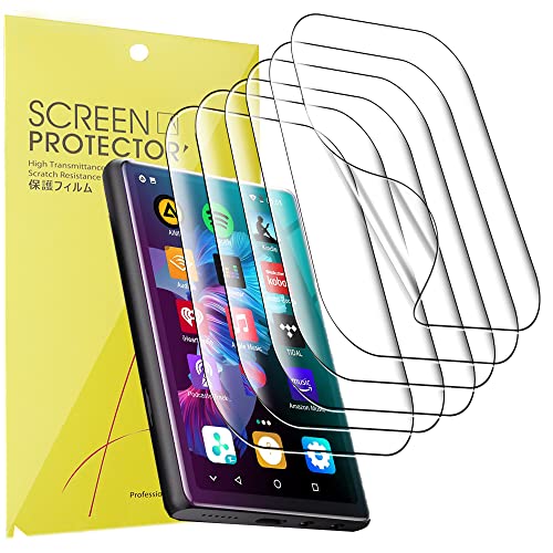 Blueshaweu 6 Pièces Protection Écran pour Luoran M4 Pro MP3 Player - sans Bulles Haute Définition Qualité Supérieure Transparent Doux TPU Film Protection (6 packs)
