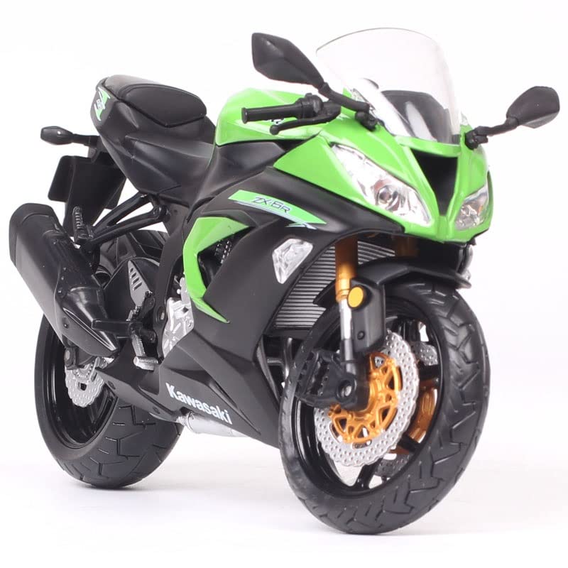 Maquette Statique Kawasaki Ninja H2R – échelle 1/9 – Alliage Zinc, Caoutchouc – Modèle De Luxe Collection