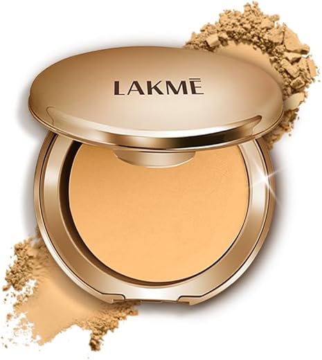 Lakme 9 To 5 Primer + Matte Powder Foundation Compact, Ivory Cream, Long Lasting, Buildable Coverage For A Matte Finish – Lightweight Face Makeup, 9 G