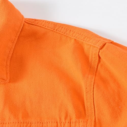 Men's Loose Plus Size Casual Jean Jacket Spring Autumn Denim Jacket Classic Trucker Style Slim Fit Outerwear3