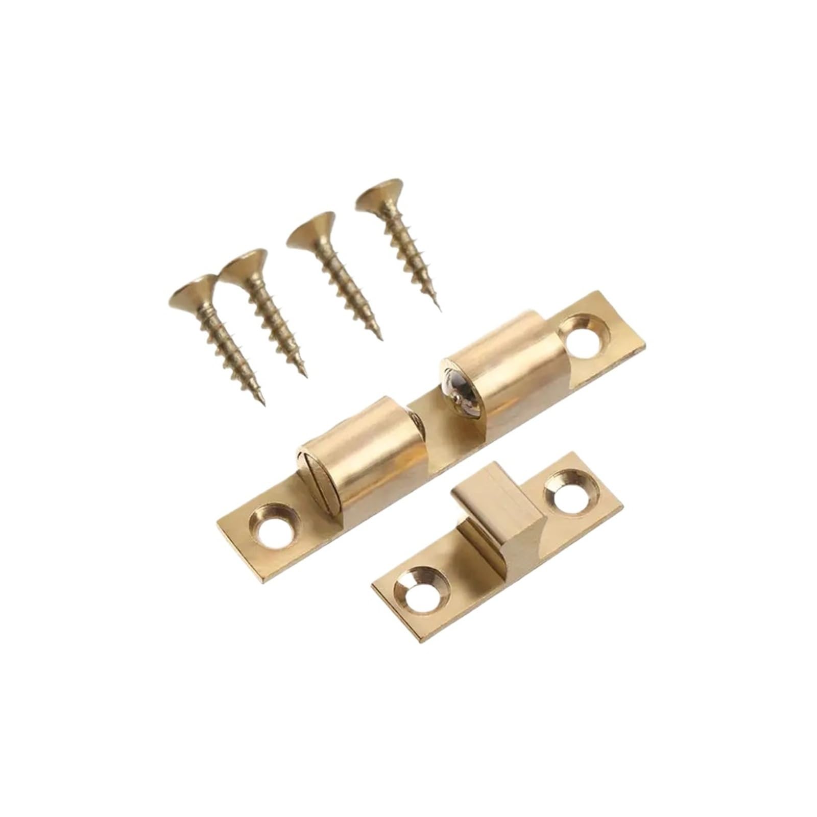 Xctdsvah 50Mm Cupboard Latch Hardware Cupboard Inner Locks Switch Closer Damper Buffer Cabinet Catches Wardrobe Stopper Door Lock Buckle(50Mm)