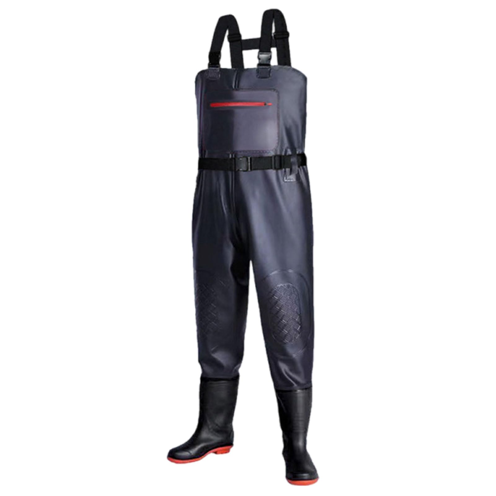 Waders Peche Homme femme,Waders de Poitrine de Chasses Avec Bottes,Waders De PêChe Taille Haute,Cuissardes De PêChe Waders,Respirant,AntidéRapantes,Confortable,Pour PêChe,Jardinage,Taille 36-47