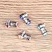 Milisten 8Pcs Pendientes Magnéticos de Acero Inoxidable Imán Nariz Oreja Labio Clip...