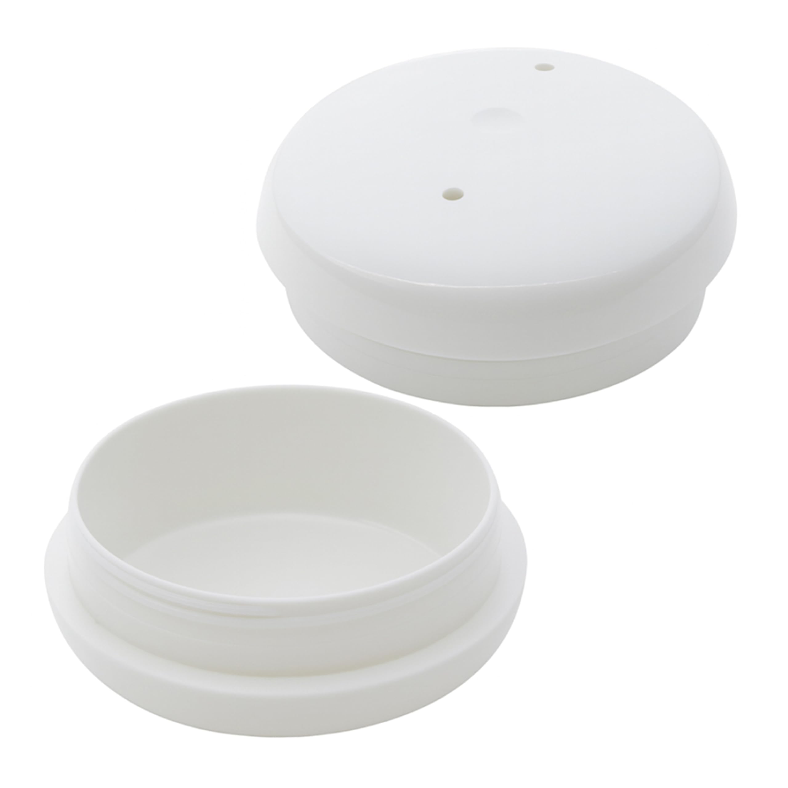 1-1/2" Deluxe Wrought Iron Patio Furniture Feet Glides, Round Plastic Chair Leg Caps, Floor Protector for Chairs, Pack of 16, White