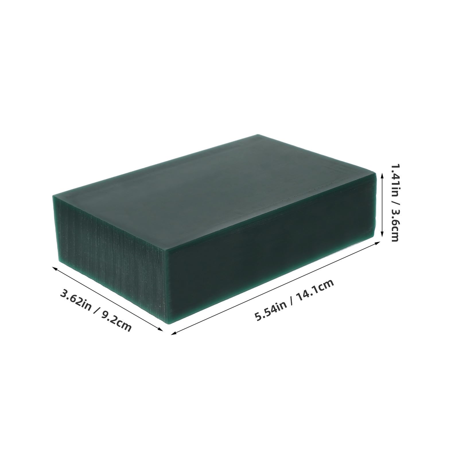 DOITOOL Blocco di Cera Verde Materiale per Stampaggio Facile da Modellare per Intaglio Gioielli per Creazione di Anelli e Progetti Artigianali Fai da Te