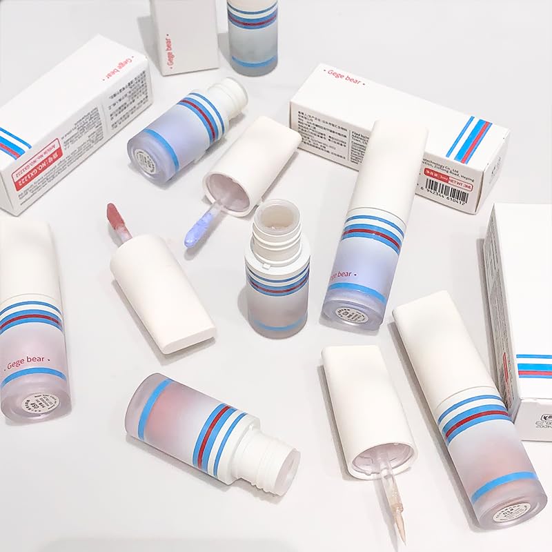 Gege Bear Liquid Eyeshadow for Glowing, Ethereal Eye Makeup | Ultra-Light Smooth Texture with Intense Color Payoff | Easy One-Stroke Application | Long-Wear Diamond Shine | 6 Trendy Pastel and Metallic Shades for Soft Girl & Euphoria-Inspired Makeup (03# Magnolia Powder)-image-3