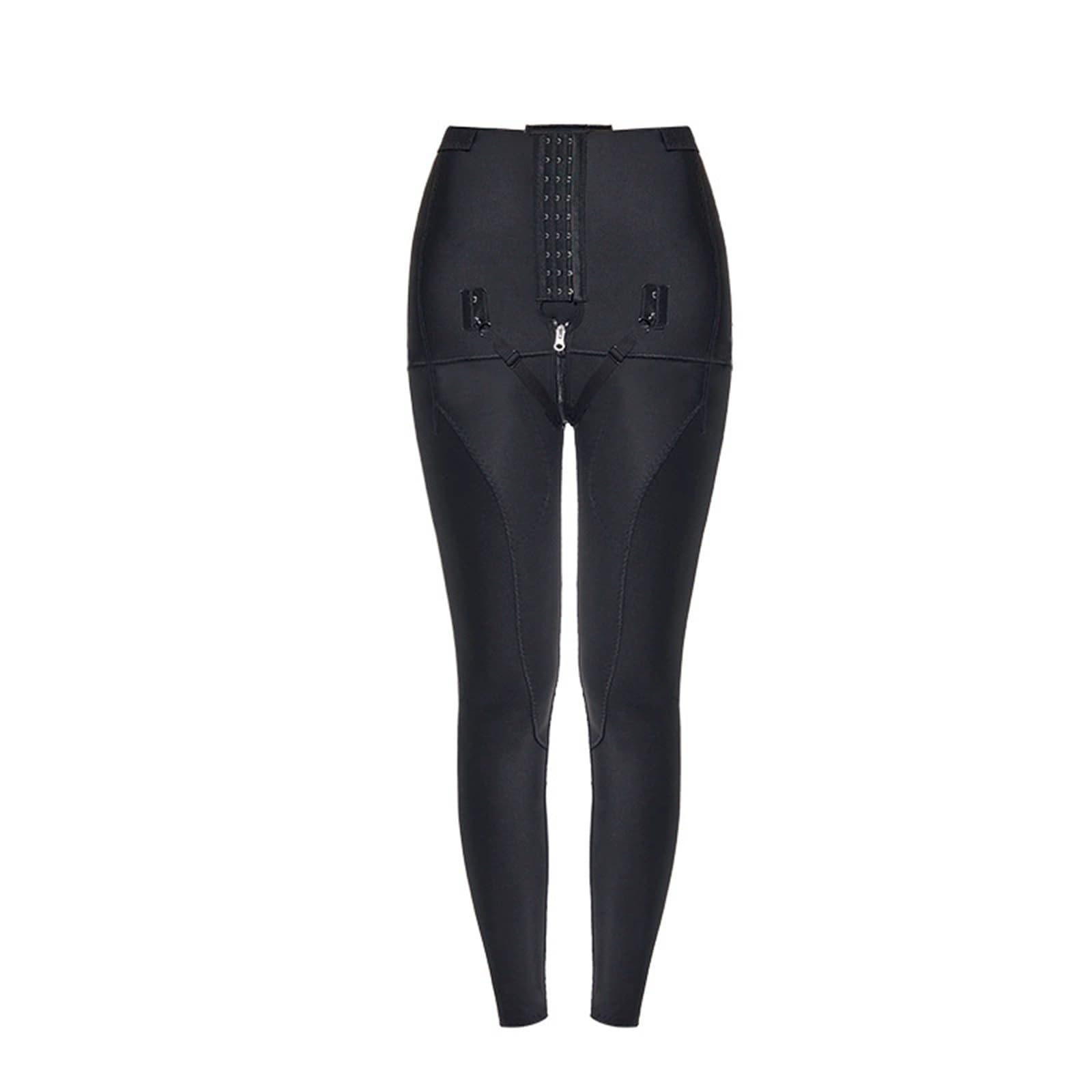Indumento Modellante Post-liposuzione Leggings Dimagranti Compressivi A Vita Alta con Effetto Contenitivo Sull'addome