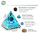 Orgone Pyramid - Orgone Generator Crystal for Positive Energy - Black Obsidian Crystal Sphere Turquoise Stones Orgonite Pyramid - Orgonite Crystal Energy to Attract Good Luck Wisdom