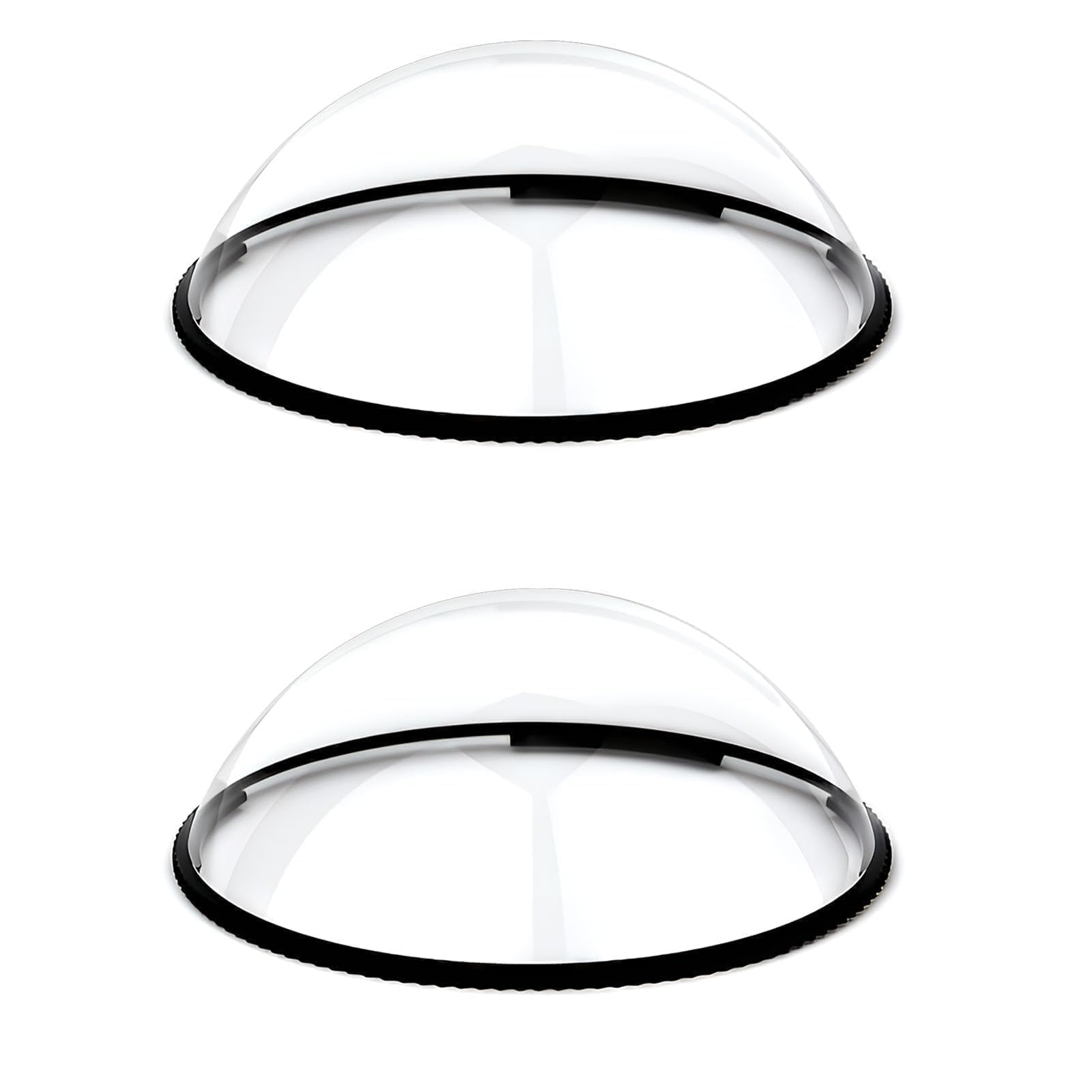 Set da 2 Protezione Lenti Compatibile con Insta360 X5, in PC ad Alta Trasparenza, Accessori per Insta360 X5, Antigraffio Antiurto, Coprilente Facile da Installare