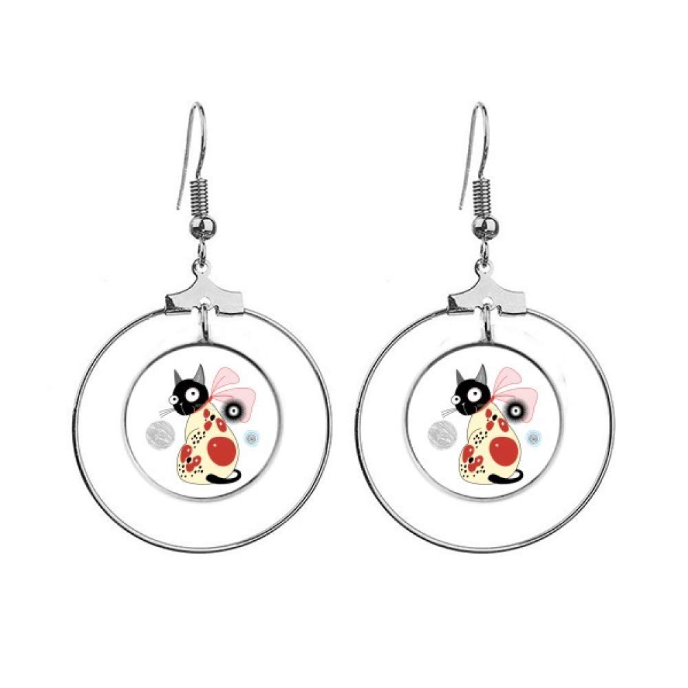 Pendientes de aro con diseño de gato que conectan con tu mascota 4
