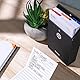 Notsu Centre Rise To-Do-Liste Kartenplaner Box Ständer Set | 50 faltbare To-Do vertikale Notizkarten 3 x 5, Produktivität Index Karten Organizer Tab Trennwände, Schreibtisch Kartenhalter Ständer