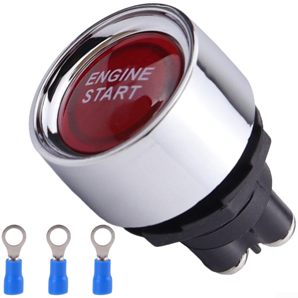 Interruptor Pulsador Motor 12V 50A para retorno Interruptor(Red)