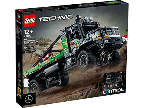LEGO 42129 Technic Camión de Trial 4x4 Mercedes-Benz Zetros, Coche Teledirigido, Todoterreno de Juguete Controlado por App, Juego de Construcción, Regalos para Niños, Niñas y Adolescentes