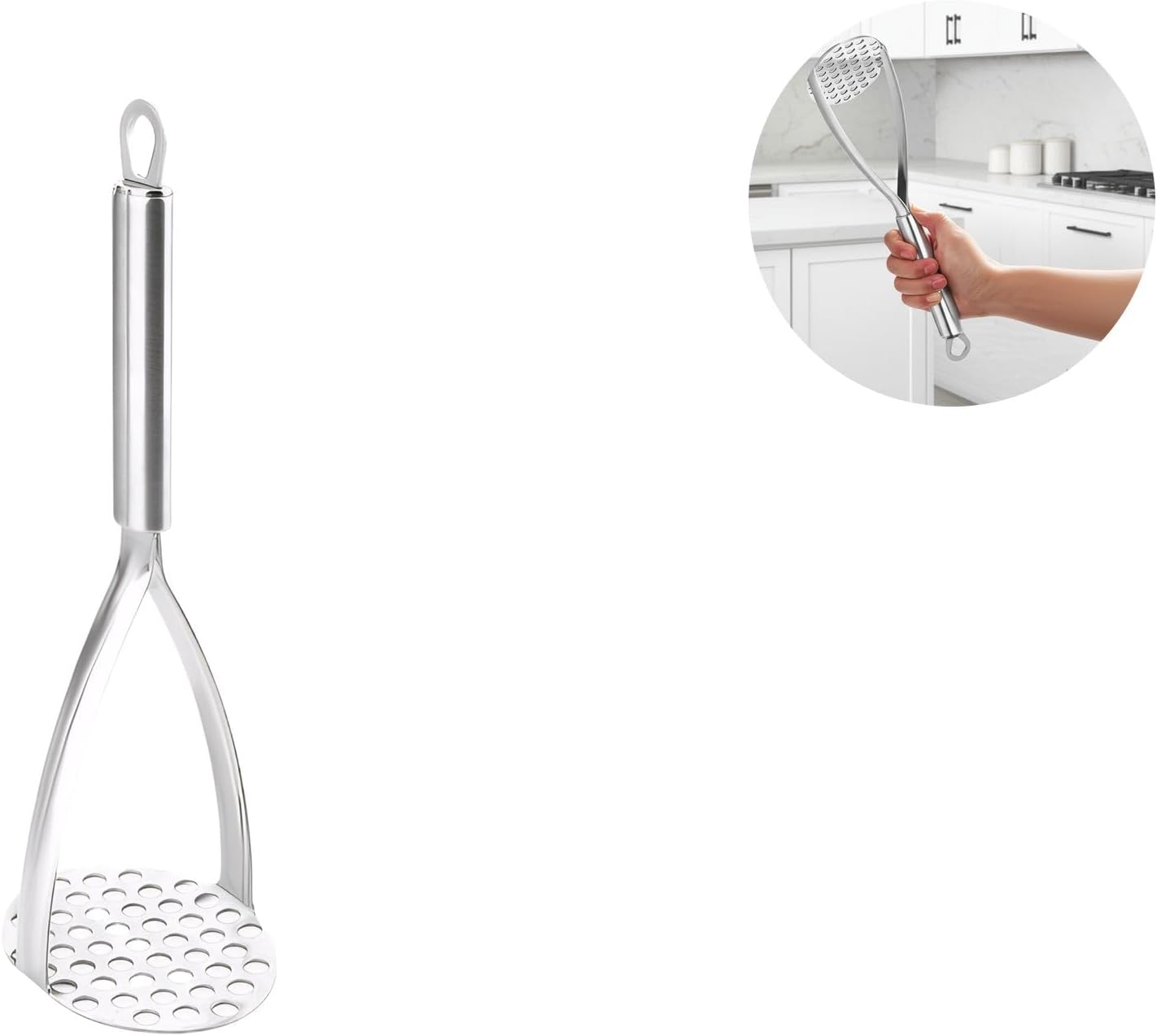 Stainless Steel Baby Food Mill Manual Food Grinder for Kitchen Use with Ergonomic Handle image 5 of 7 B0FPWNX454