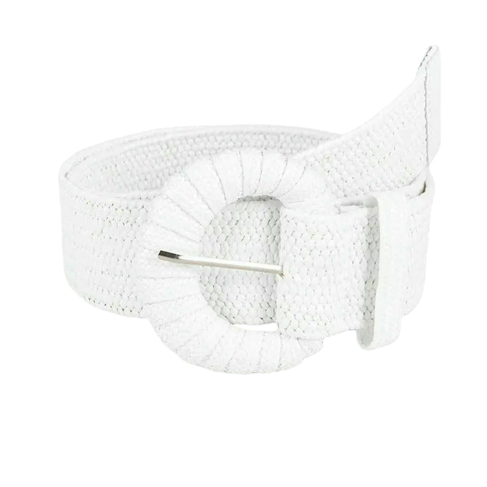 Ceinture Taille Femme De Paille Printemps Et D'été Style Rétro, Tissée À La Main avec Herbe PP Bande Élastique, Adaptée L'accouplement des Robes
