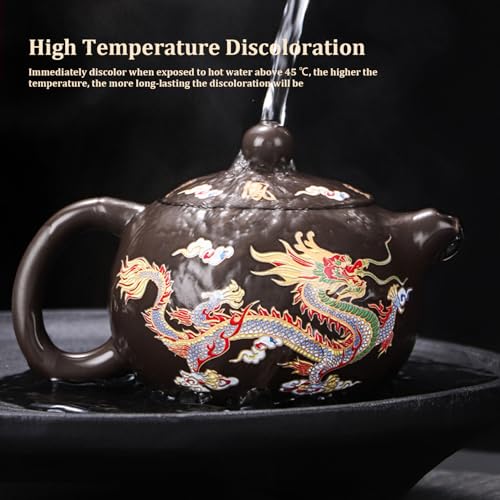 Théière à large bouche en céramique 250ml avec infuseur amovible intégré