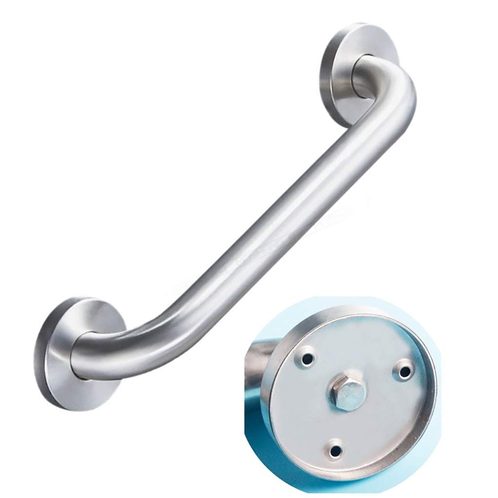 Wdsopk Women's Polishing Bar Rails,Stainless Steel Safety Rails,Bathroom Grab Bar,Toilet Shower Handrail Elderly Disabled（-48Cm）